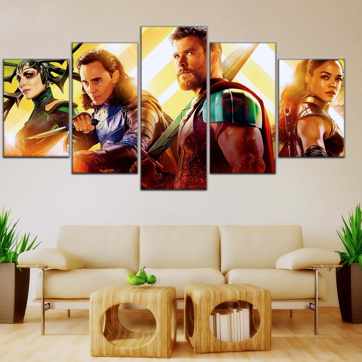 Marvel Wall Art - MCU5005 - Thor - Loki - Ragnarok - Marvel Cinematic Universe Poster - Marvel Cinematic Universe Canvas
