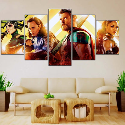Marvel Wall Art - MCU5005 - Thor - Loki - Ragnarok - Marvel Cinematic Universe Poster - Marvel Cinematic Universe Canvas