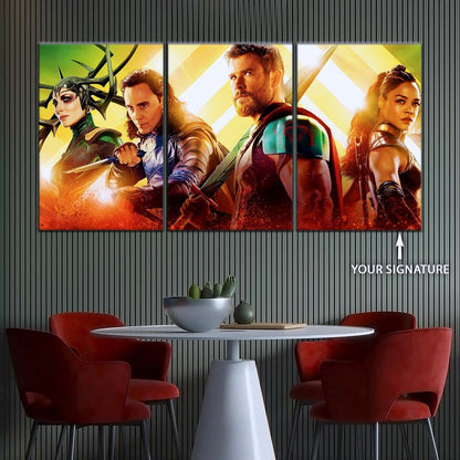 Marvel Wall Art - MCU5005 - Thor - Loki - Ragnarok - Marvel Cinematic Universe Poster - Marvel Cinematic Universe Canvas