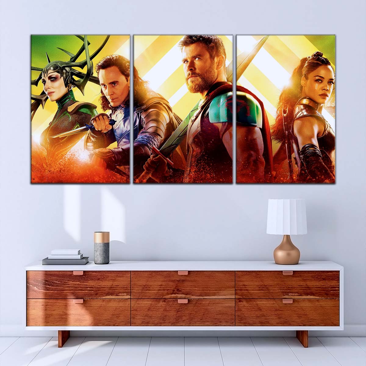 Marvel Wall Art - MCU5005 - Thor - Loki - Ragnarok - Marvel Cinematic Universe Poster - Marvel Cinematic Universe Canvas