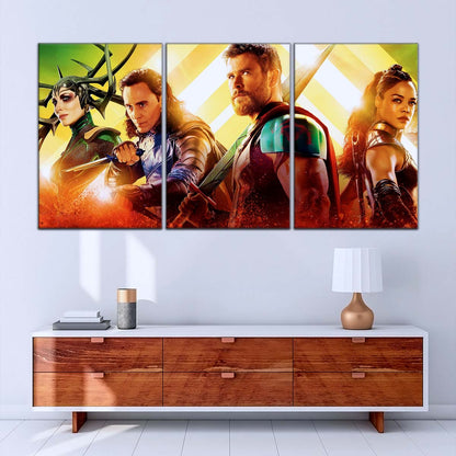 Marvel Wall Art - MCU5005 - Thor - Loki - Ragnarok - Marvel Cinematic Universe Poster - Marvel Cinematic Universe Canvas