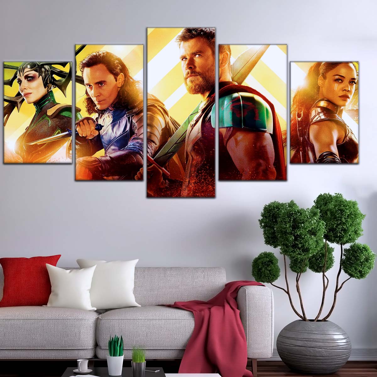 Marvel Wall Art - MCU5005 - Thor - Loki - Ragnarok - Marvel Cinematic Universe Poster - Marvel Cinematic Universe Canvas
