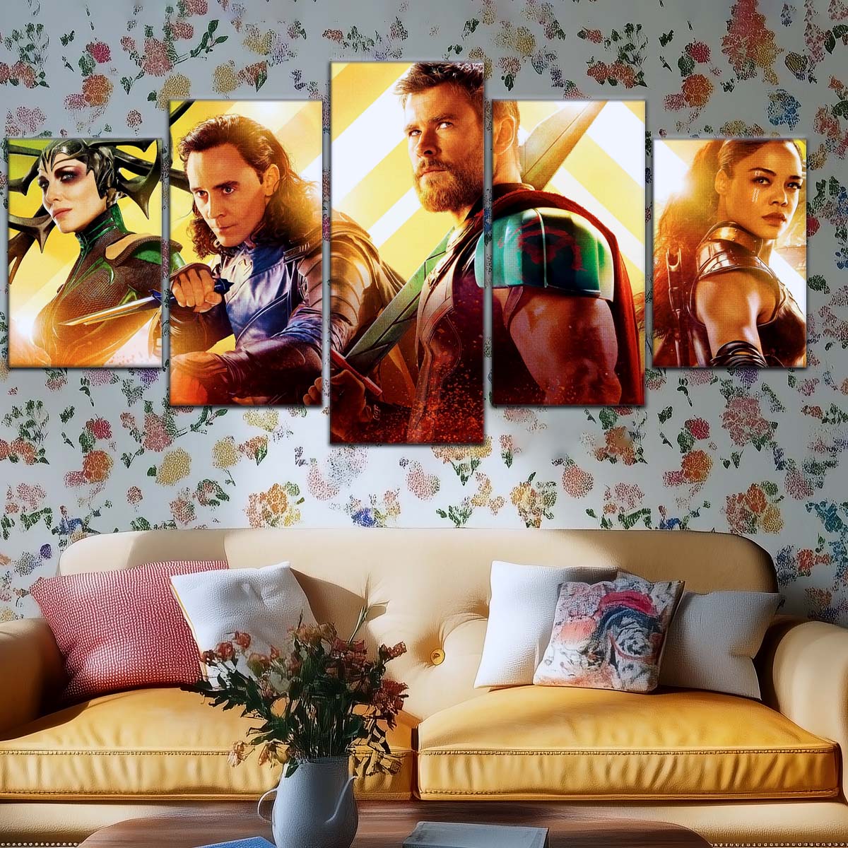Marvel Wall Art - MCU5005 - Thor - Loki - Ragnarok - Marvel Cinematic Universe Poster - Marvel Cinematic Universe Canvas