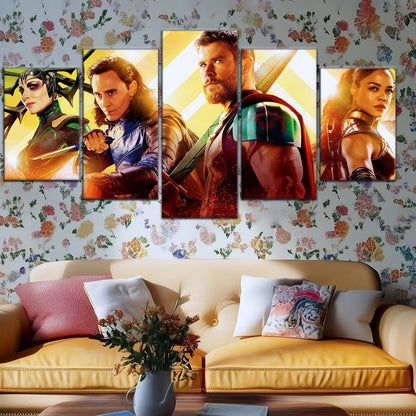 Marvel Wall Art - MCU5005 - Thor - Loki - Ragnarok - Marvel Cinematic Universe Poster - Marvel Cinematic Universe Canvas