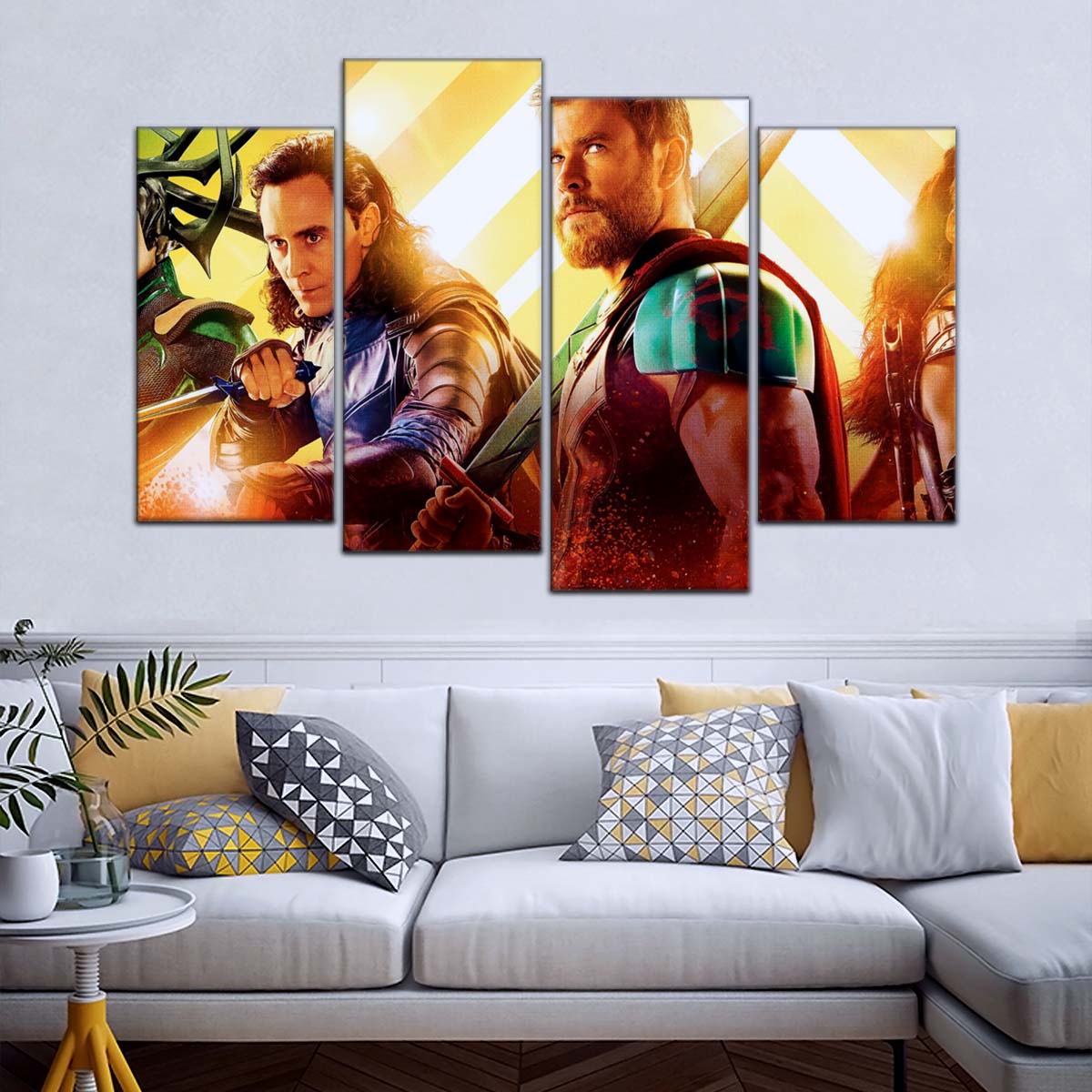 Marvel Wall Art - MCU5005 - Thor - Loki - Ragnarok - Marvel Cinematic Universe Poster - Marvel Cinematic Universe Canvas