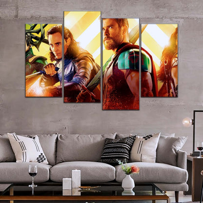 Marvel Wall Art - MCU5005 - Thor - Loki - Ragnarok - Marvel Cinematic Universe Poster - Marvel Cinematic Universe Canvas