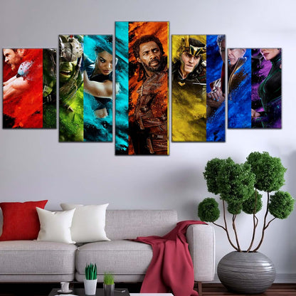Marvel Wall Art - MCU5006 - Thor - Hulk - Loki - Ragnarok - Marvel Cinematic Universe Poster - Marvel Cinematic Universe Canvas