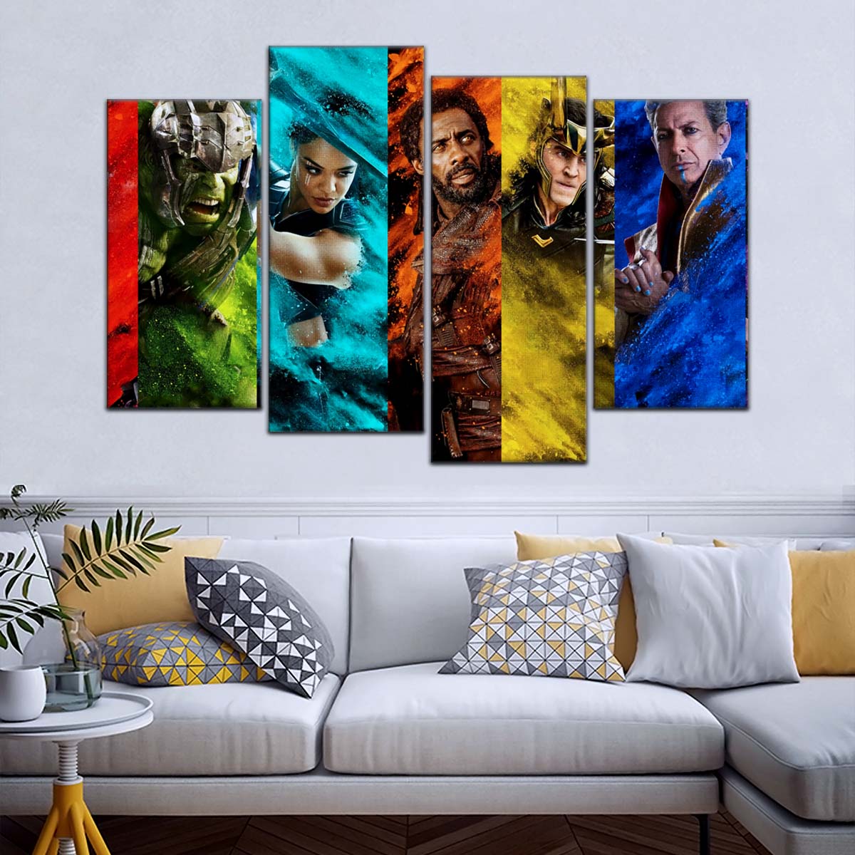 Marvel Wall Art - MCU5006 - Thor - Hulk - Loki - Ragnarok - Marvel Cinematic Universe Poster - Marvel Cinematic Universe Canvas