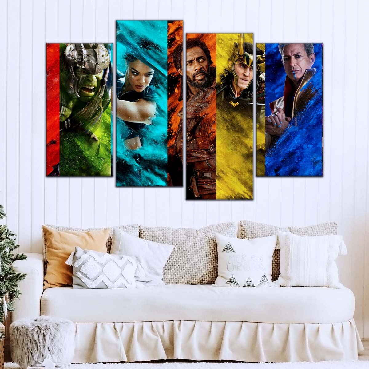 Marvel Wall Art - MCU5006 - Thor - Hulk - Loki - Ragnarok - Marvel Cinematic Universe Poster - Marvel Cinematic Universe Canvas