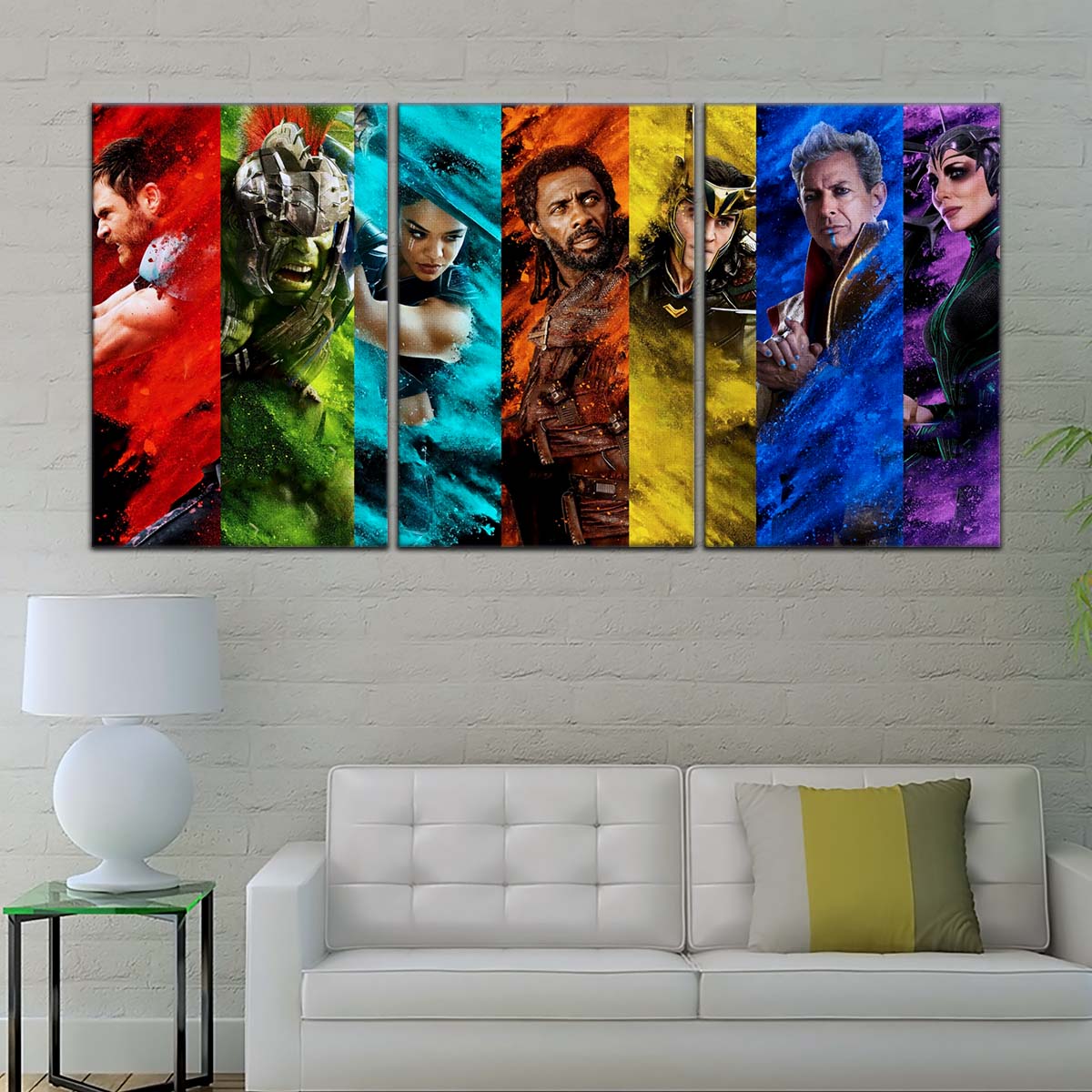 Marvel Wall Art - MCU5006 - Thor - Hulk - Loki - Ragnarok - Marvel Cinematic Universe Poster - Marvel Cinematic Universe Canvas