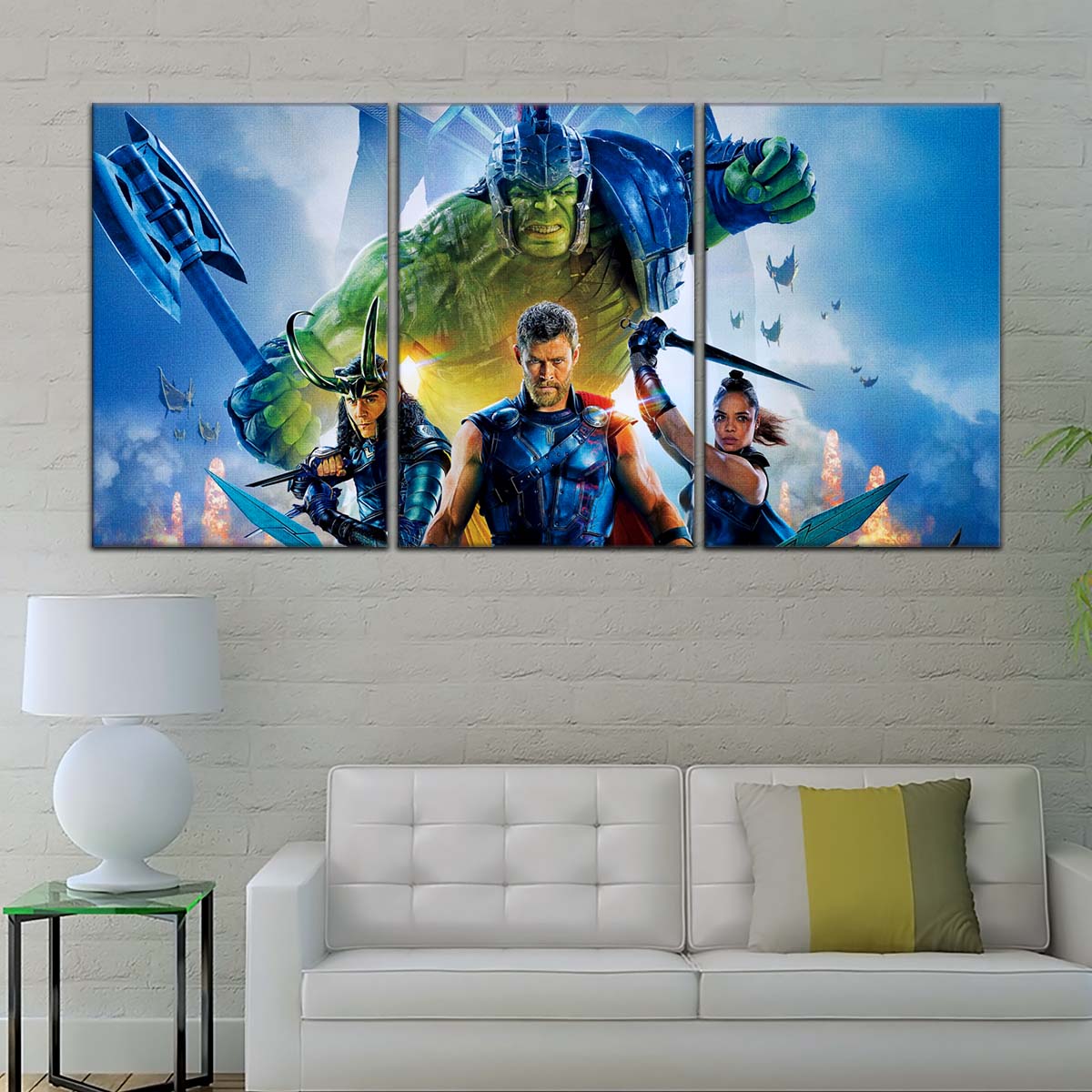 Marvel Wall Art - MCU5008 - Thor - Hulk - Loki - Odin - Ragnarok - Marvel Cinematic Universe Poster - Marvel Cinematic Universe Canvas