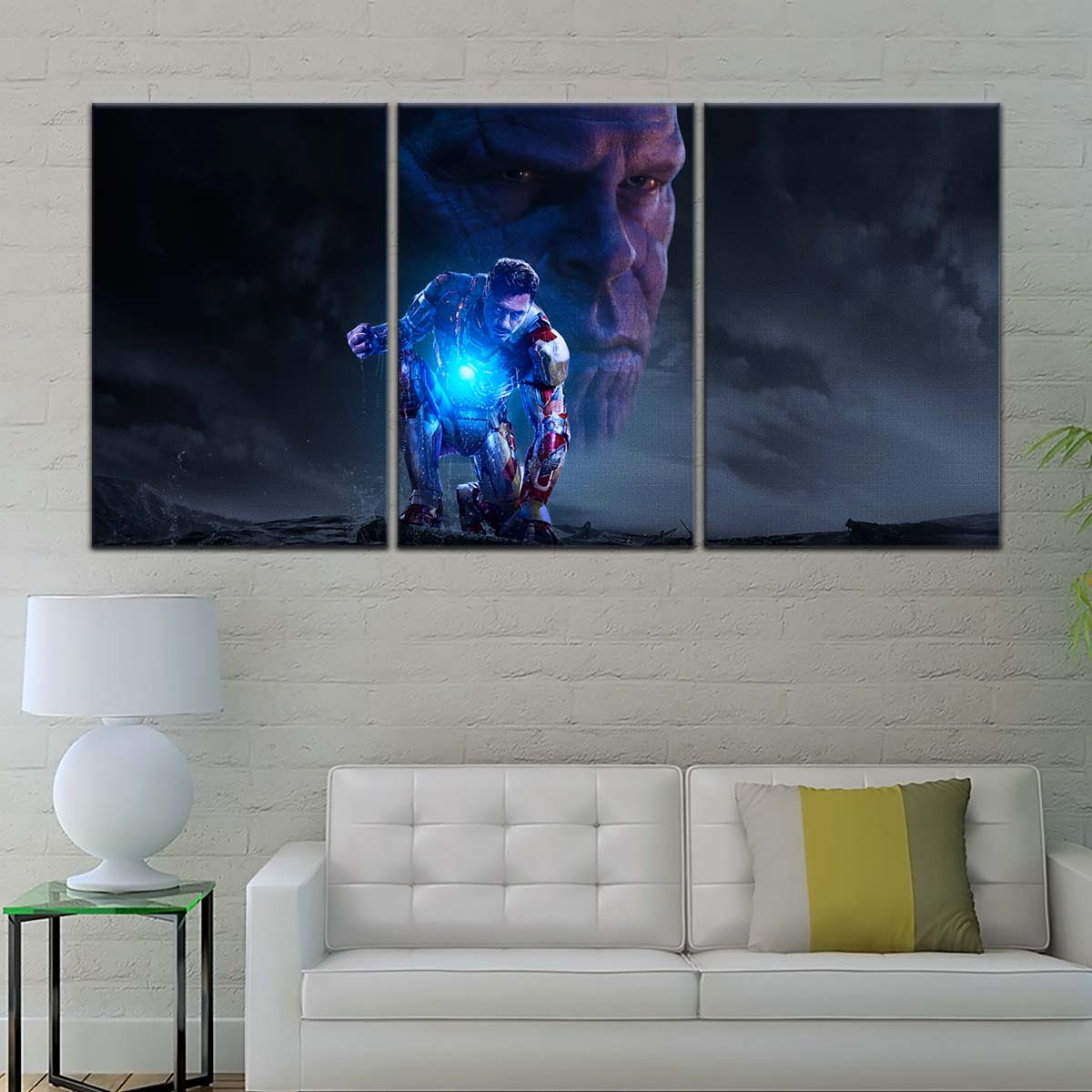 Marvel Wall Art - MCU5012 - Thanos vs Iron Man - Marvel Cinematic Universe Poster - Marvel Cinematic Universe Canvas