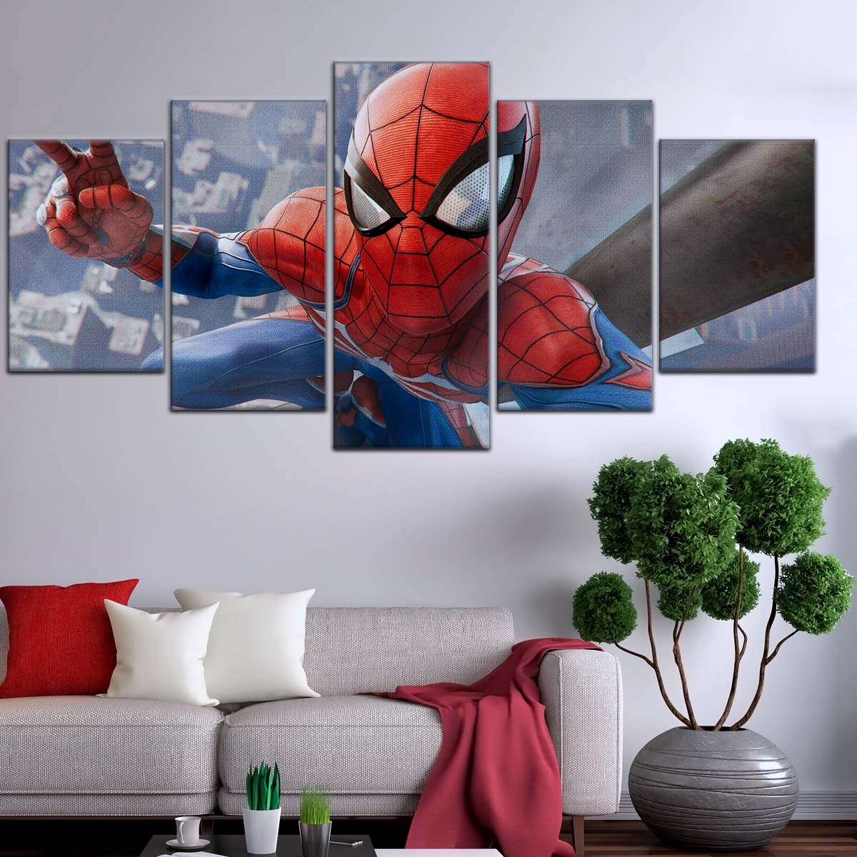Marvel Wall Art - MCU5013 - Spider-Man - Marvel Cinematic Universe Poster - Marvel Cinematic Universe Canvas