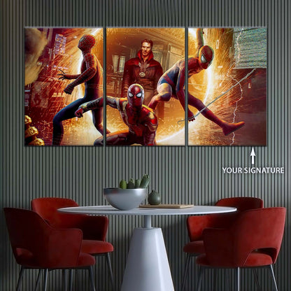 Marvel Wall Art - MCU5014 - Spider-Man No Way Home Meets Doctor Strange - Marvel Cinematic Universe Poster - Marvel Cinematic Universe Canvas