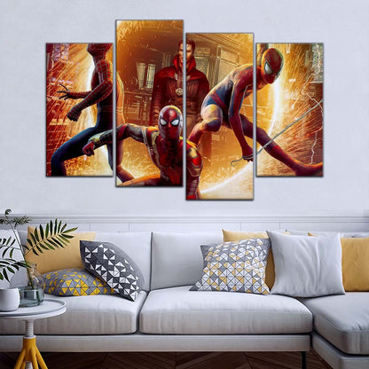 Marvel Wall Art - MCU5014 - Spider-Man No Way Home Meets Doctor Strange - Marvel Cinematic Universe Poster - Marvel Cinematic Universe Canvas