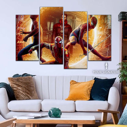 Marvel Wall Art - MCU5014 - Spider-Man No Way Home Meets Doctor Strange - Marvel Cinematic Universe Poster - Marvel Cinematic Universe Canvas