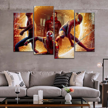 Marvel Wall Art - MCU5014 - Spider-Man No Way Home Meets Doctor Strange - Marvel Cinematic Universe Poster - Marvel Cinematic Universe Canvas