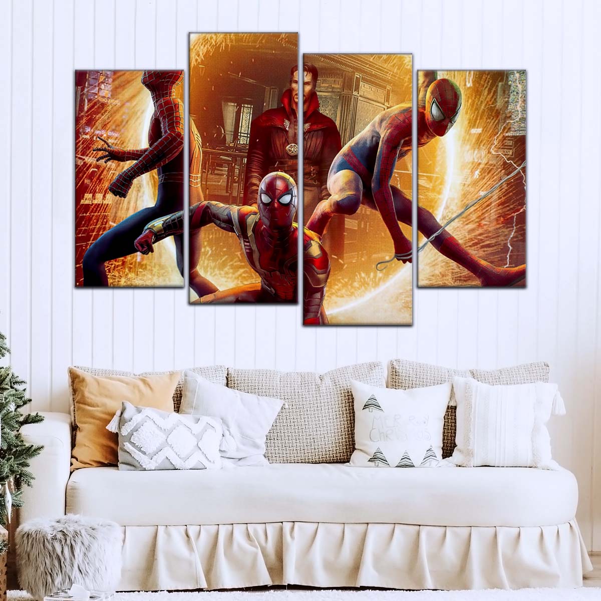 Marvel Wall Art - MCU5014 - Spider-Man No Way Home Meets Doctor Strange - Marvel Cinematic Universe Poster - Marvel Cinematic Universe Canvas