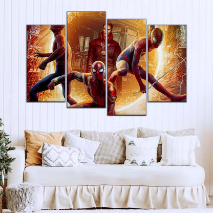 Marvel Wall Art - MCU5014 - Spider-Man No Way Home Meets Doctor Strange - Marvel Cinematic Universe Poster - Marvel Cinematic Universe Canvas