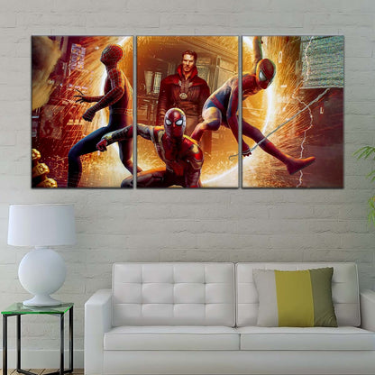 Marvel Wall Art - MCU5014 - Spider-Man No Way Home Meets Doctor Strange - Marvel Cinematic Universe Poster - Marvel Cinematic Universe Canvas