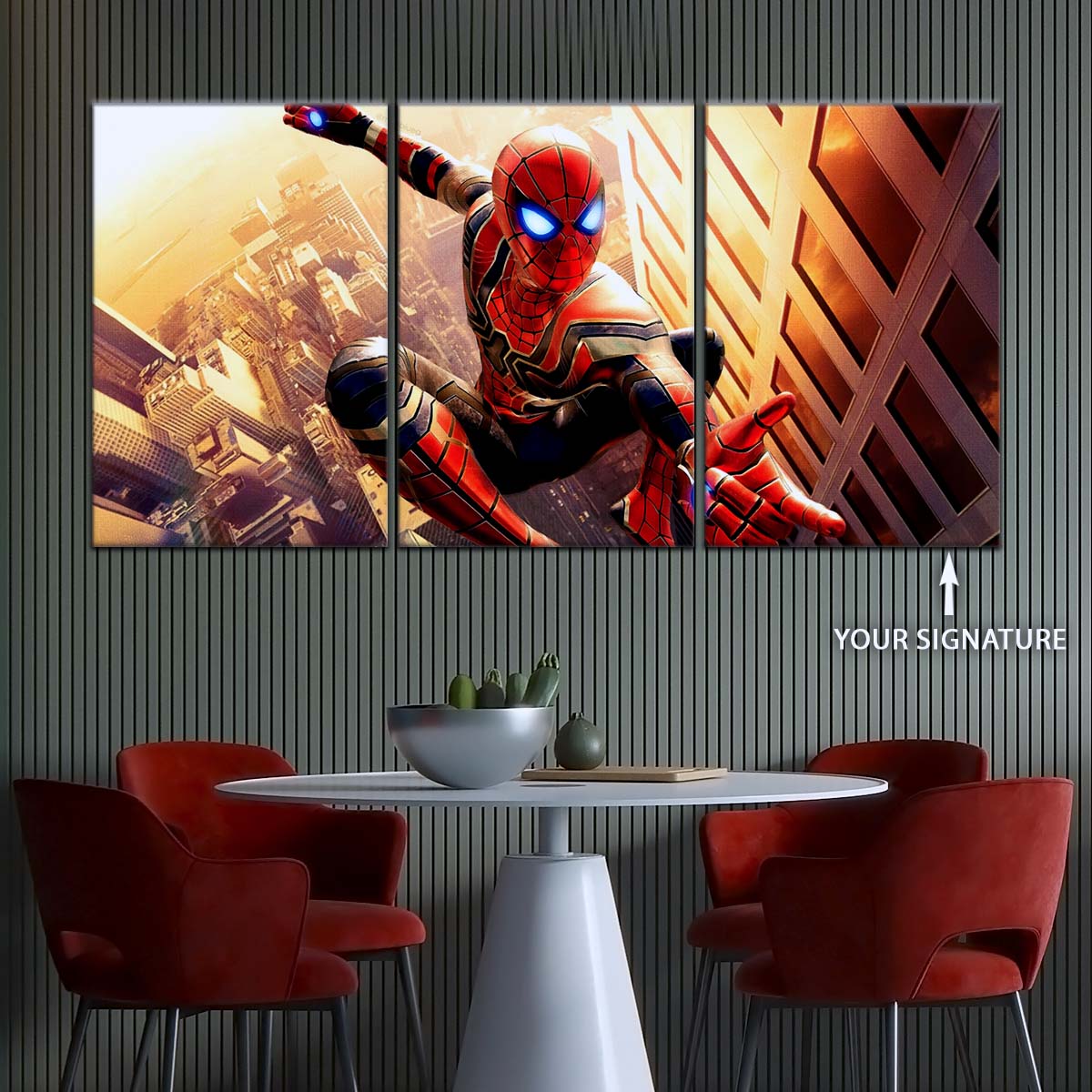 Marvel Wall Art - MCU5018 - Iron-Spider - Spider-Man in Avengers Infinity War - Marvel Cinematic Universe Poster - Marvel Cinematic Universe Canvas