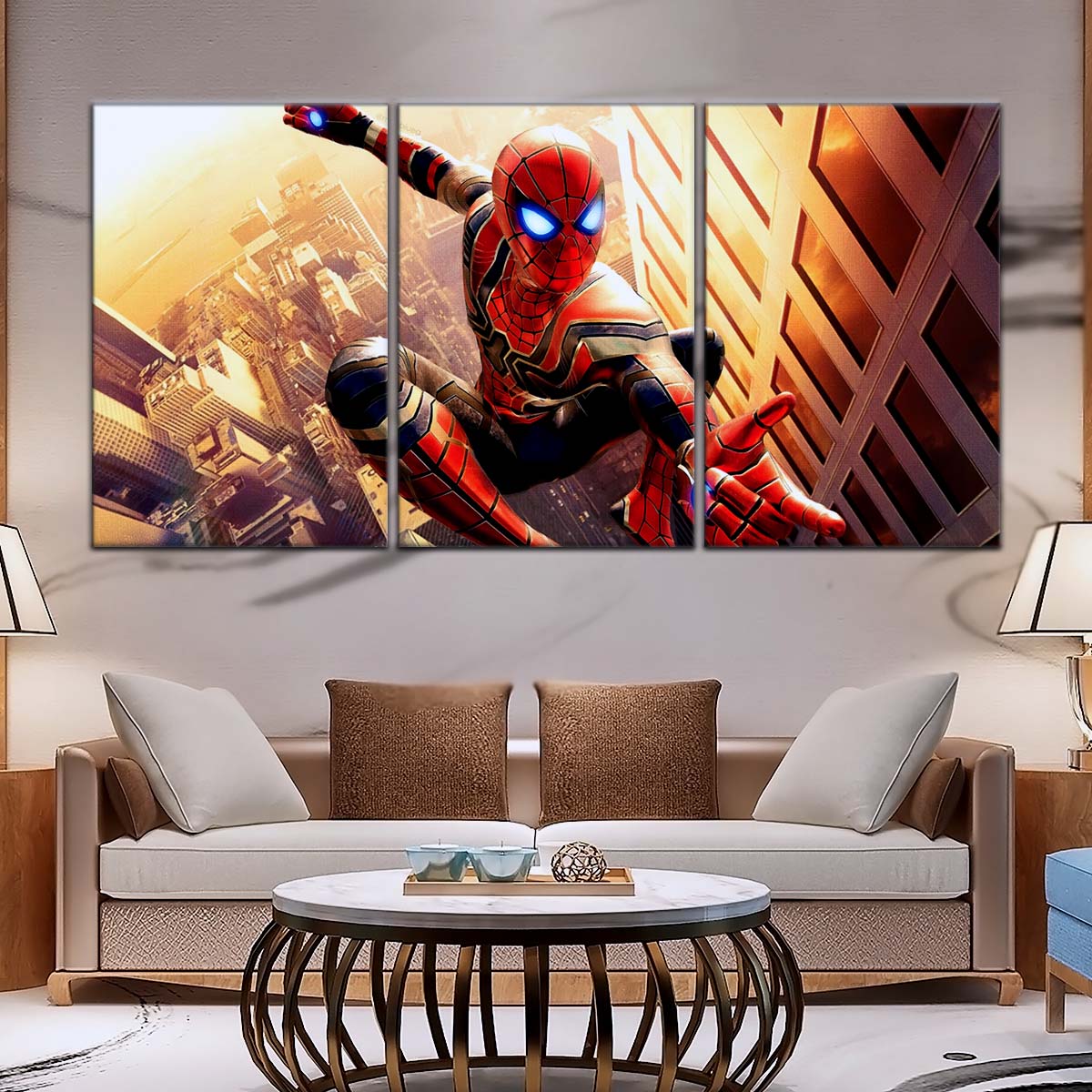 Marvel Wall Art - MCU5018 - Iron-Spider - Spider-Man in Avengers Infinity War - Marvel Cinematic Universe Poster - Marvel Cinematic Universe Canvas