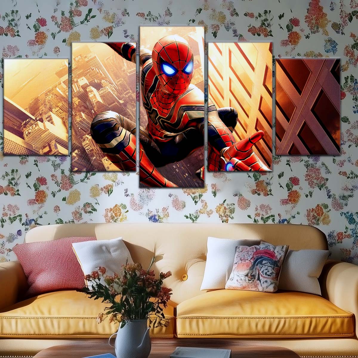 Marvel Wall Art - MCU5018 - Iron-Spider - Spider-Man in Avengers Infinity War - Marvel Cinematic Universe Poster - Marvel Cinematic Universe Canvas