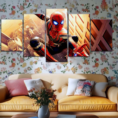 Marvel Wall Art - MCU5018 - Iron-Spider - Spider-Man in Avengers Infinity War - Marvel Cinematic Universe Poster - Marvel Cinematic Universe Canvas