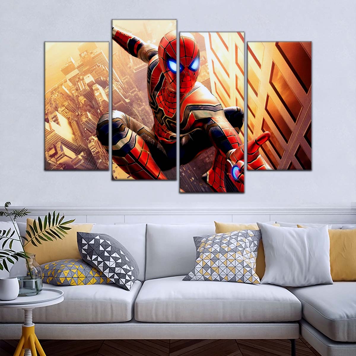 Marvel Wall Art - MCU5018 - Iron-Spider - Spider-Man in Avengers Infinity War - Marvel Cinematic Universe Poster - Marvel Cinematic Universe Canvas