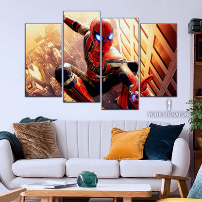 Marvel Wall Art - MCU5018 - Iron-Spider - Spider-Man in Avengers Infinity War - Marvel Cinematic Universe Poster - Marvel Cinematic Universe Canvas