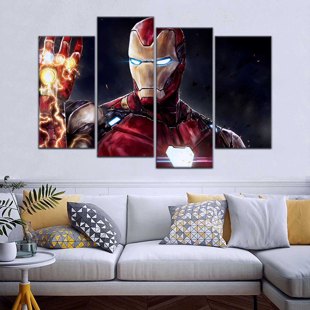 Marvel Wall Art - MCU5019 - Iron Man's Infinity Gauntlet - Avengers Endgame - Marvel Cinematic Universe Poster - Marvel Cinematic Universe Canvas