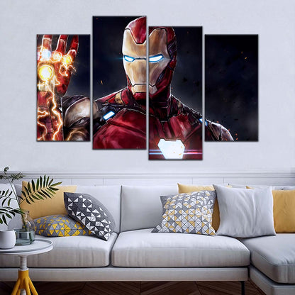 Marvel Wall Art - MCU5019 - Iron Man's Infinity Gauntlet - Avengers Endgame - Marvel Cinematic Universe Poster - Marvel Cinematic Universe Canvas