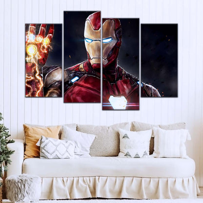 Marvel Wall Art - MCU5019 - Iron Man's Infinity Gauntlet - Avengers Endgame - Marvel Cinematic Universe Poster - Marvel Cinematic Universe Canvas