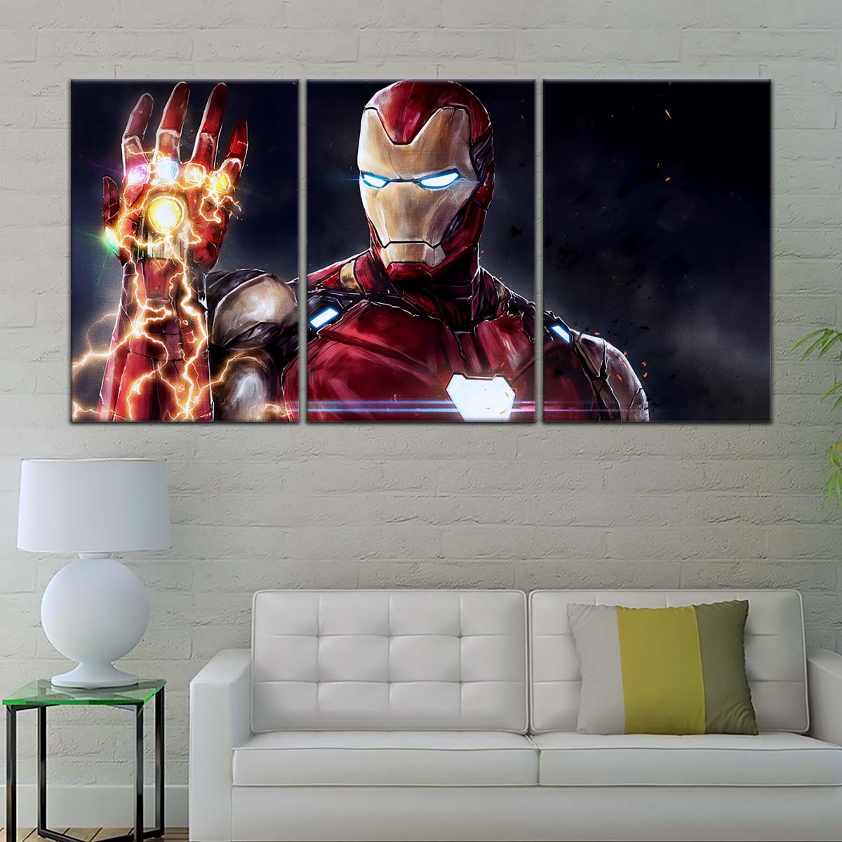 Marvel Wall Art - MCU5019 - Iron Man's Infinity Gauntlet - Avengers Endgame - Marvel Cinematic Universe Poster - Marvel Cinematic Universe Canvas