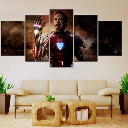Marvel Wall Art - MCU5022 - Iron Man - Tony Stark - Avengers EndGame - Marvel Cinematic Universe Poster - Marvel Cinematic Universe Canvas