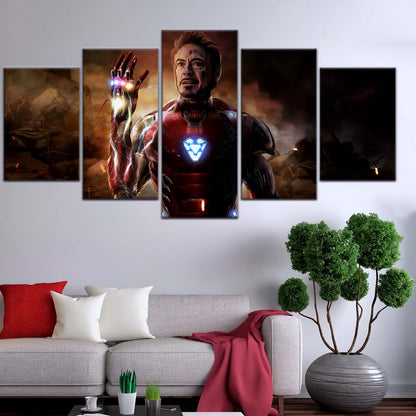 Marvel Wall Art - MCU5022 - Iron Man - Tony Stark - Avengers EndGame - Marvel Cinematic Universe Poster - Marvel Cinematic Universe Canvas