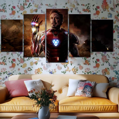 Marvel Wall Art - MCU5022 - Iron Man - Tony Stark - Avengers EndGame - Marvel Cinematic Universe Poster - Marvel Cinematic Universe Canvas