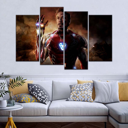 Marvel Wall Art - MCU5022 - Iron Man - Tony Stark - Avengers EndGame - Marvel Cinematic Universe Poster - Marvel Cinematic Universe Canvas