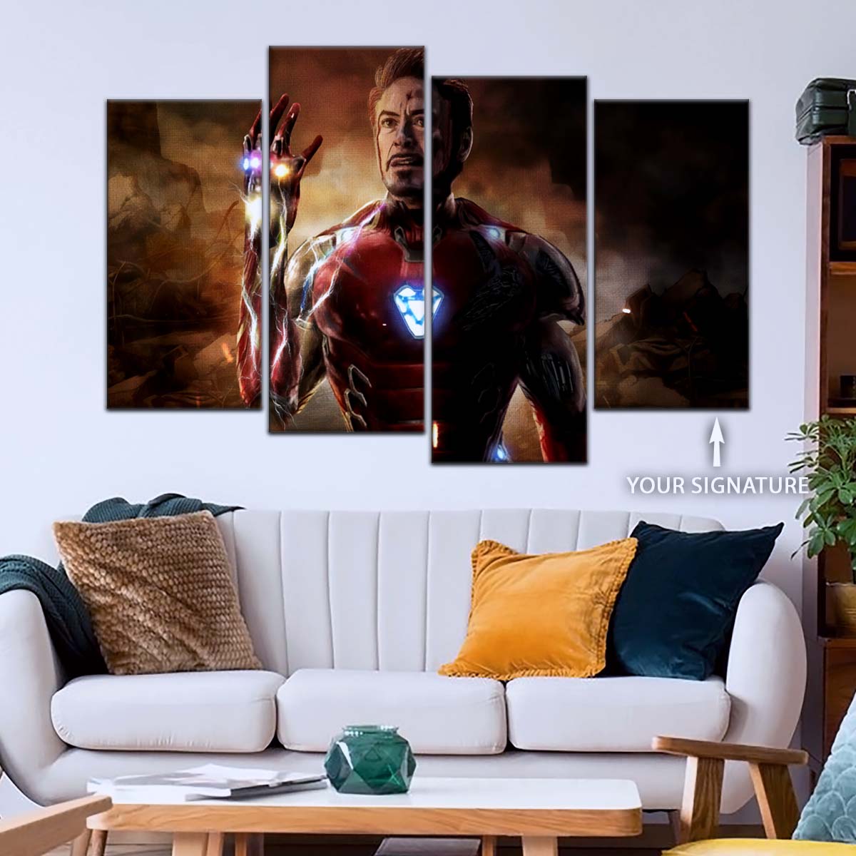 Marvel Wall Art - MCU5022 - Iron Man - Tony Stark - Avengers EndGame - Marvel Cinematic Universe Poster - Marvel Cinematic Universe Canvas