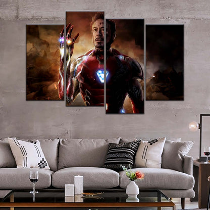 Marvel Wall Art - MCU5022 - Iron Man - Tony Stark - Avengers EndGame - Marvel Cinematic Universe Poster - Marvel Cinematic Universe Canvas