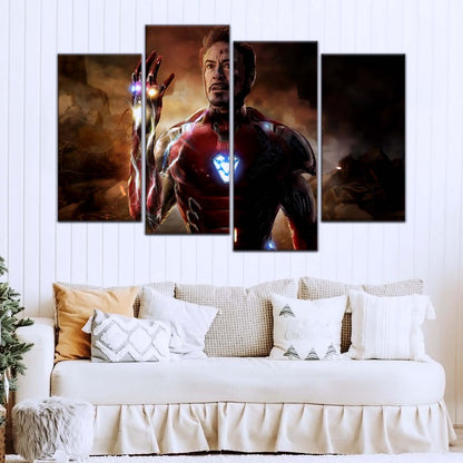 Marvel Wall Art - MCU5022 - Iron Man - Tony Stark - Avengers EndGame - Marvel Cinematic Universe Poster - Marvel Cinematic Universe Canvas