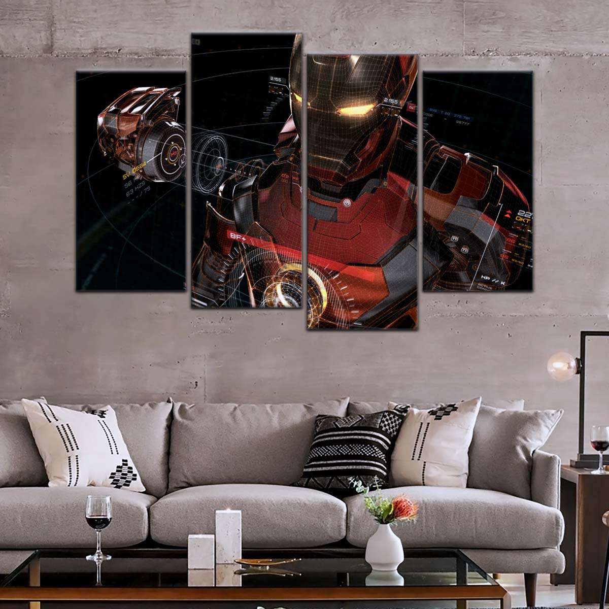 Marvel Wall Art - MCU5024 - Iron Man - Marvel Cinematic Universe Poster - Marvel Cinematic Universe Canvas