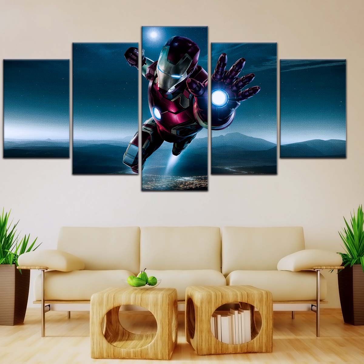 Marvel Wall Art - MCU5025 - Iron Man - Avengers Age of Ultron Epic Flight - Marvel Cinematic Universe Poster - Marvel Cinematic Universe Canvas