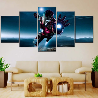 Marvel Wall Art - MCU5025 - Iron Man - Avengers Age of Ultron Epic Flight - Marvel Cinematic Universe Poster - Marvel Cinematic Universe Canvas