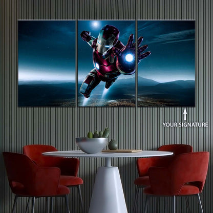 Marvel Wall Art - MCU5025 - Iron Man - Avengers Age of Ultron Epic Flight - Marvel Cinematic Universe Poster - Marvel Cinematic Universe Canvas