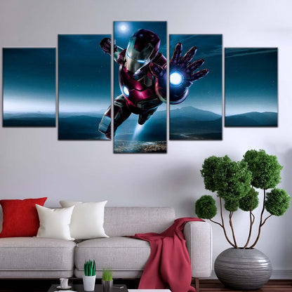 Marvel Wall Art - MCU5025 - Iron Man - Avengers Age of Ultron Epic Flight - Marvel Cinematic Universe Poster - Marvel Cinematic Universe Canvas