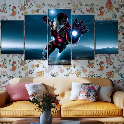 Marvel Wall Art - MCU5025 - Iron Man - Avengers Age of Ultron Epic Flight - Marvel Cinematic Universe Poster - Marvel Cinematic Universe Canvas