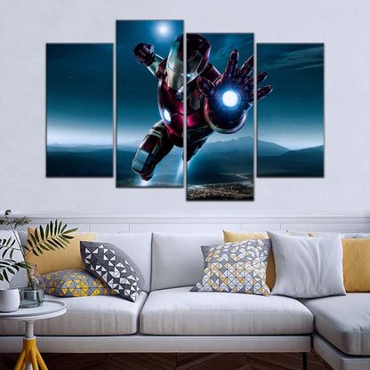 Marvel Wall Art - MCU5025 - Iron Man - Avengers Age of Ultron Epic Flight - Marvel Cinematic Universe Poster - Marvel Cinematic Universe Canvas