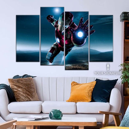 Marvel Wall Art - MCU5025 - Iron Man - Avengers Age of Ultron Epic Flight - Marvel Cinematic Universe Poster - Marvel Cinematic Universe Canvas