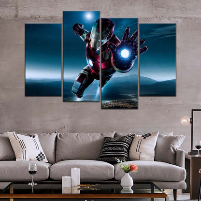 Marvel Wall Art - MCU5025 - Iron Man - Avengers Age of Ultron Epic Flight - Marvel Cinematic Universe Poster - Marvel Cinematic Universe Canvas
